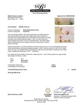 Estate 14K Y Gold 0.34ctw H-I/VS1-SI1 Diamond Stud Earrings