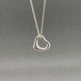 Estate Tiffany & Co. Peretti SS Mini Open Heart Pendant
