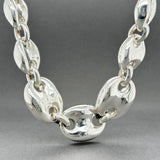 Estate SS Graduated 18” Puffed Mariner Chain