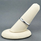 Estate 14K W Gold 3.96mm Polished Ring