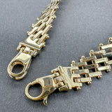 Estate 14K Y Gold Fancy Link Bracelet