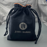 Estate John Hardy Earring Jewelry Box with Pouches and Cleaning Cloth