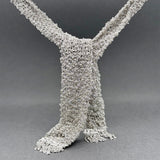 Estate SS 27.5” Mesh Scarf Necklace