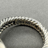 Estate David Yurman SS 1.56ct Amethyst & 0.21ctw Diamond Albion Ring