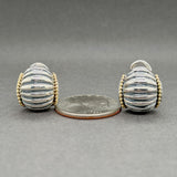 Estate Lagos SS 18 Fluted Ear-clip Earrings