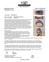 Estate 14K W Gold 1.46ctw Aquamarine & 0.07ctw Diamond Ring