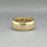 Estate 14K Y Gold 1.80ctw Sapphire & 0.30ctw Diamond Ring