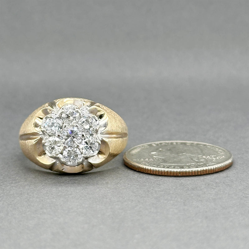 Estate 14K Y Gold 1.58ctw I-J/SI2-I1 Diamond Ring