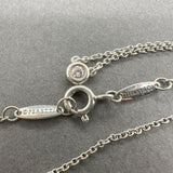 Estate Tiffany & Co. Peretti SS 0.14ct Diamond By The Yard Necklace