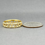 Estate Tiffany & Co. 18K Y Gold True Wide Ring