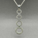 Estate Lagos SS Cascading Circles Pendant