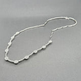 Estate 18K W Gold 1.65ctw G-I/SI1-I1 Diamond Link Necklace