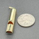 Estate 14K Y Gold Whistle Pendant
