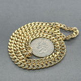 Estate 14K Y Gold 5.4mm 18.75” Curb Link Chain