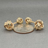 Estate 14K Y Gold Knot Cufflinks
