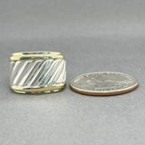 Estate David Yurman SS 14 Cigar Ring