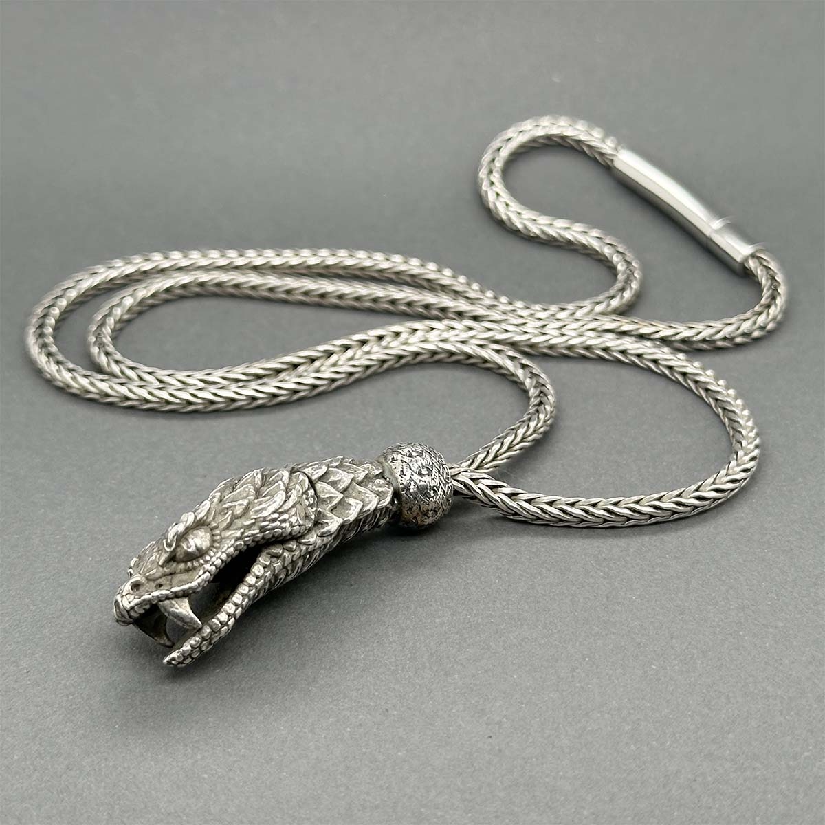 Estate William Henry Sterling Silver Snake Necklace – Walter