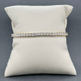 Estate YGP SS 0.92ctw I/I1-2 Diamond Tennis Bracelet
