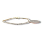 14K Y Gold 3.00ctw F-G/VS2 Lab Created Diamond Tennis Bracelet