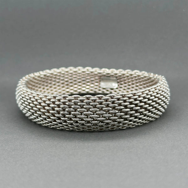 Estate Tiffany & Co. SS Somerset Bangle Bracelet