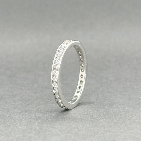 Estate Platinum 0.75ctw H/SI2-I1 Diamond Eternity Ring