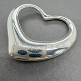 Estate Tiffany & Co. Peretti SS 35mm Open Heart Pendant