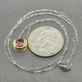 Estate 14K TT Gold 1.57ct Ruby Pendant