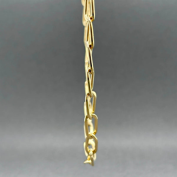 Estate 14K Y Gold 4.67mm 26.5” Elongated Curb Link Chain