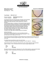 Estate 14K W Gold 4.43ctw Diamond Link Necklace