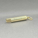 Estate 14K Y Gold Whistle Pendant