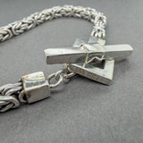Estate SS 4.8mm Byzantine Toggle Bracelet