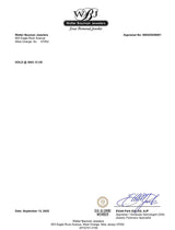 Estate 14K W Gold 2.45ctw Lab-Created Diamond Earrings