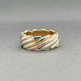 Estate 14K Tri-Color Gold Ring