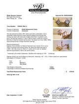 Estate 14K Y Gold 0.28ctw Diamond Square Earrings