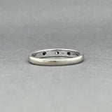 Estate 14K W Gold 0.12ctw Diamond Ring