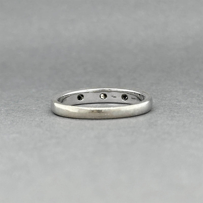 Estate 14K W Gold 0.12ctw Diamond Ring