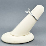 Estate 14K W Gold 4 Prong Eng. Mounting Ring