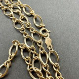 Estate 14K Y Gold 4.32mm 24” Fancy Figaro Chain