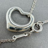 Estate Tiffany & Co. Peretti SS 16mm Open Heart Pendant