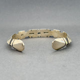 Estate Jasper Nelson SS Turquoise Navajo Cuff Bracelet