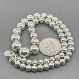 Estate Tiffany & Co. SS Graduated Beaded Necklace