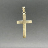 Estate 14K TT Gold 32.25mm Crucifix Pendant