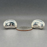 Estate Tiffany & Co. Peretti SS Bean Clip-On Earrings