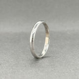 Estate 14K W Gold 2.5mm Polished Ring