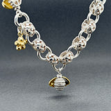 Estate Sarah Jane SS 18 Devora Queen Bee Toggle Necklace