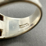 Estate Michael Dawkins SS 14 Garnet Cocktail Ring