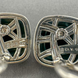 Estate David Yurman SS 6.32ctw Onyx Albion Earrings