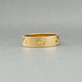 Estate Cartier 18K Y Gold Love Classic Ring