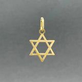 Estate 18K Y Gold Star of David Pendant