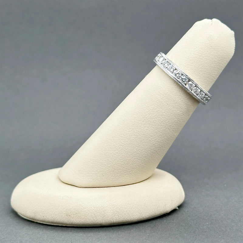 Estate Platinum 1.25ctw F-G/SI1-2 Diamond Eternity Ring